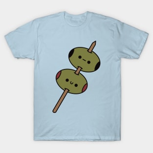 Cute Olives On Skewer - Kawaii Olives T-Shirt